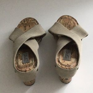 Esprit cork heels